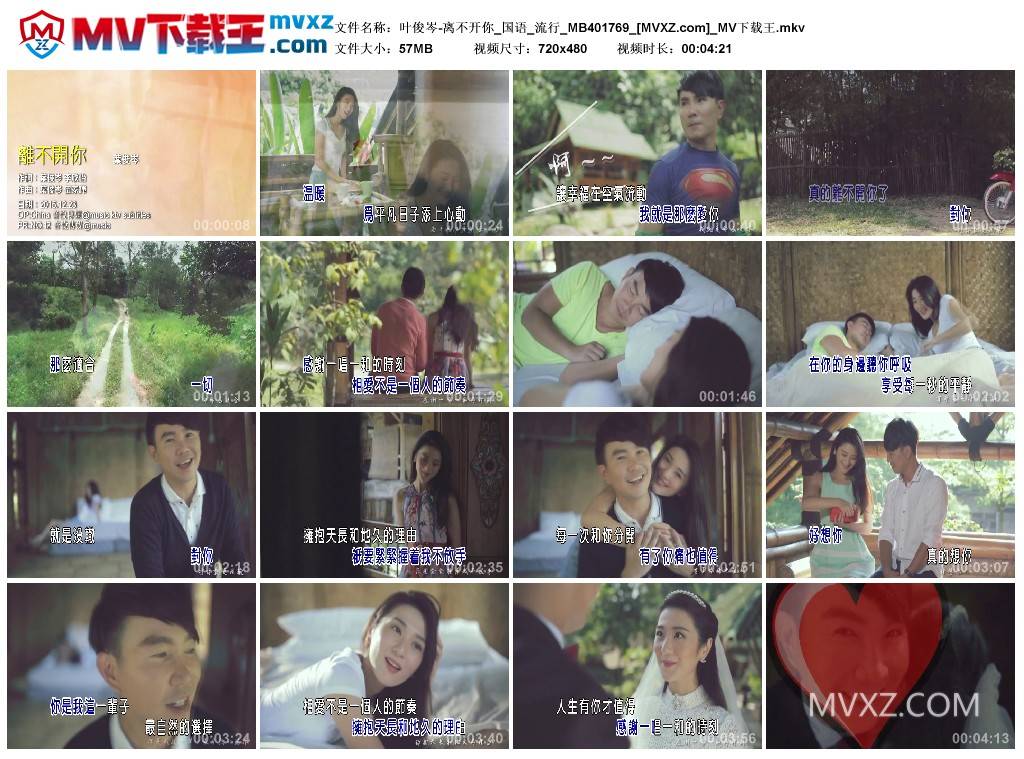 叶俊岑-离不开你_国语_流行_MB401769